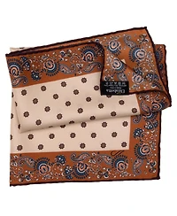 Elizabetta Men's Sangiovese - Silk Pocket Square for Men