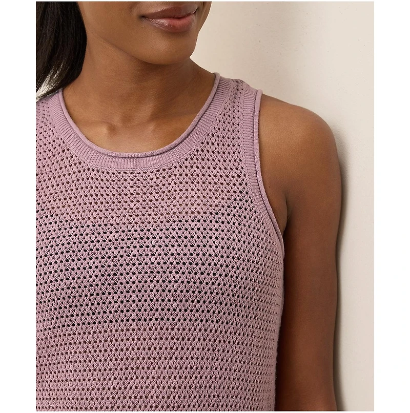Pact Women's Beachside Linen Crochet Cover-Up