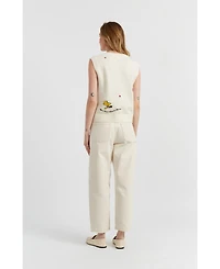 Chinti & Parker Women's Wool Cashmere Snoopy Anniversary Tank
