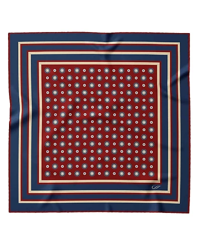 Elizabetta Men's Pantera - Silk Pocket Square for Men