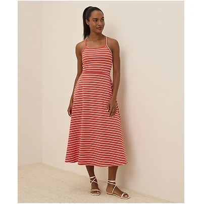 Pact Women's Organic Cotton Fit & Flare Midi Dress - Shorty