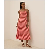 Pact Women's Organic Cotton Fit & Flare Midi Dress - Shorty
