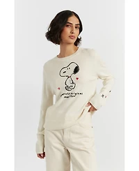 Chinti & Parker Women's Wool Cashmere Peanuts Original Sweater