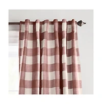 Elrene Home Fashions Grainger Buffalo Check Blackout Window Curtain