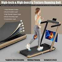 2.25HP 2 in 1 Folding Treadmill with App Speaker Remote Control