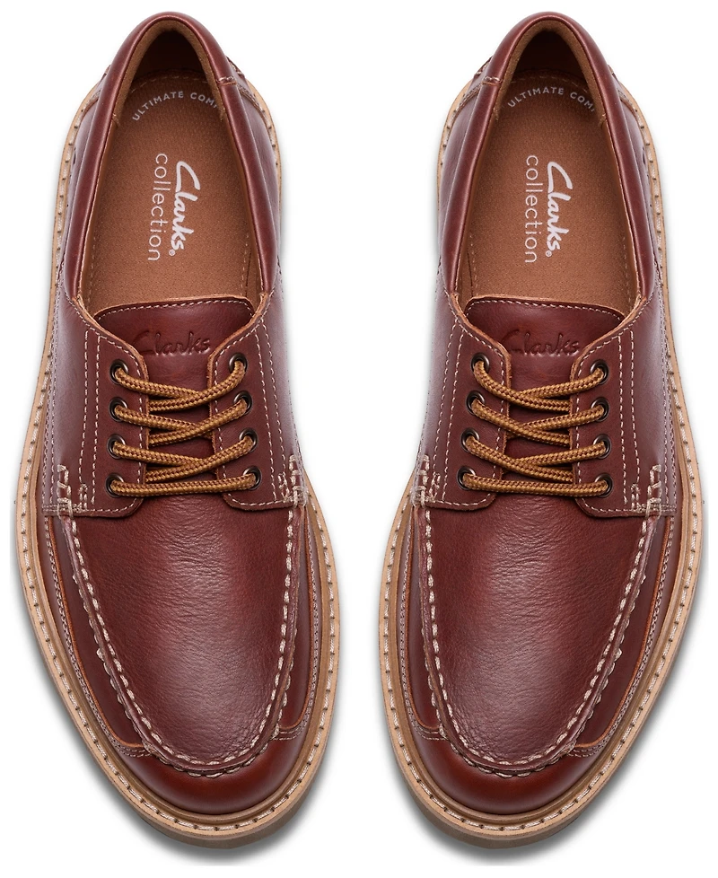 Clarks Men's Weltridge Moc Toe Casual Lace Up Shoe