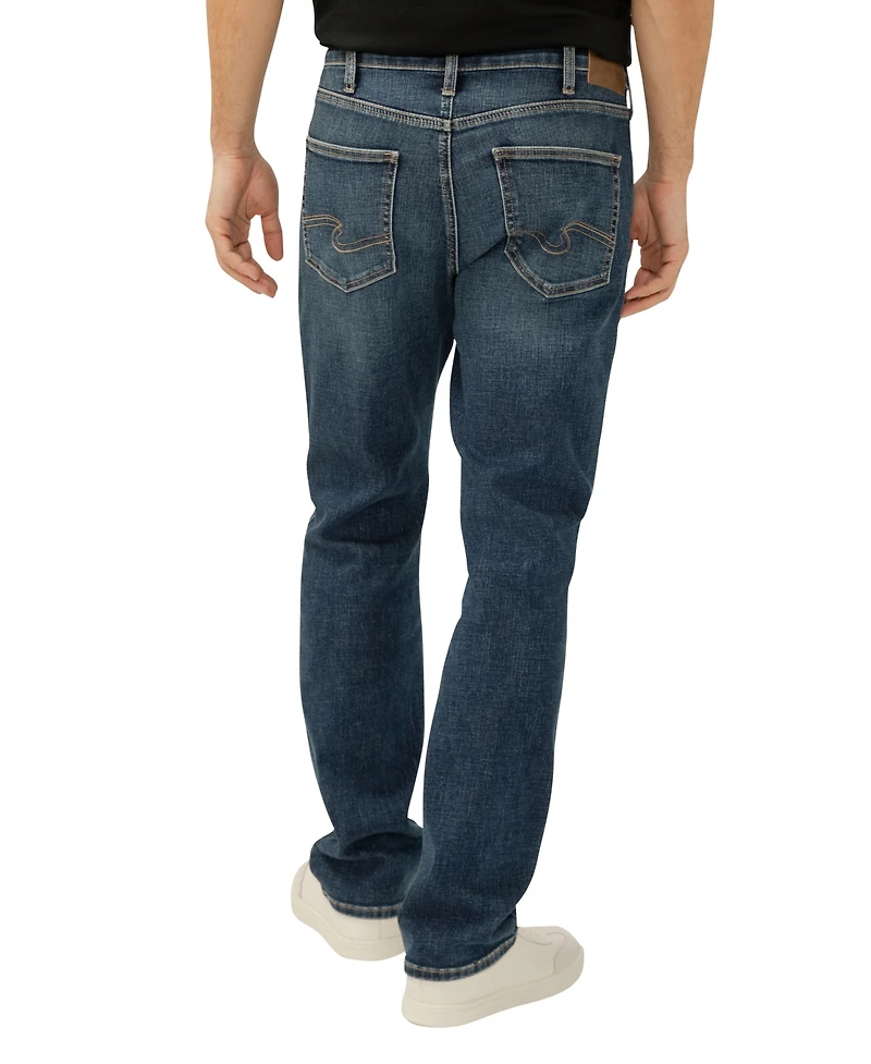 Silver Jeans Co. Men's Machray Athletic Fit Straight Leg Luxe Heritage