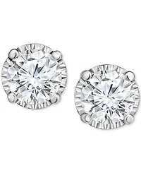 Lab Grown Diamond Stud Earrings (2 ct. t.w.) 14k White, Yellow or Rose Gold