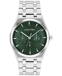 Calvin Klein Men's Ck Motion Silver Tone Stainless Steel Bracelet Watch 39mm
