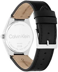 Calvin Klein Men's Ck Motion Leather Strap Watch 39mm