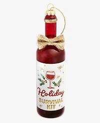 Holiday Lane Spirits Holiday Wine Bottle Ornament, Macy's Exclusive