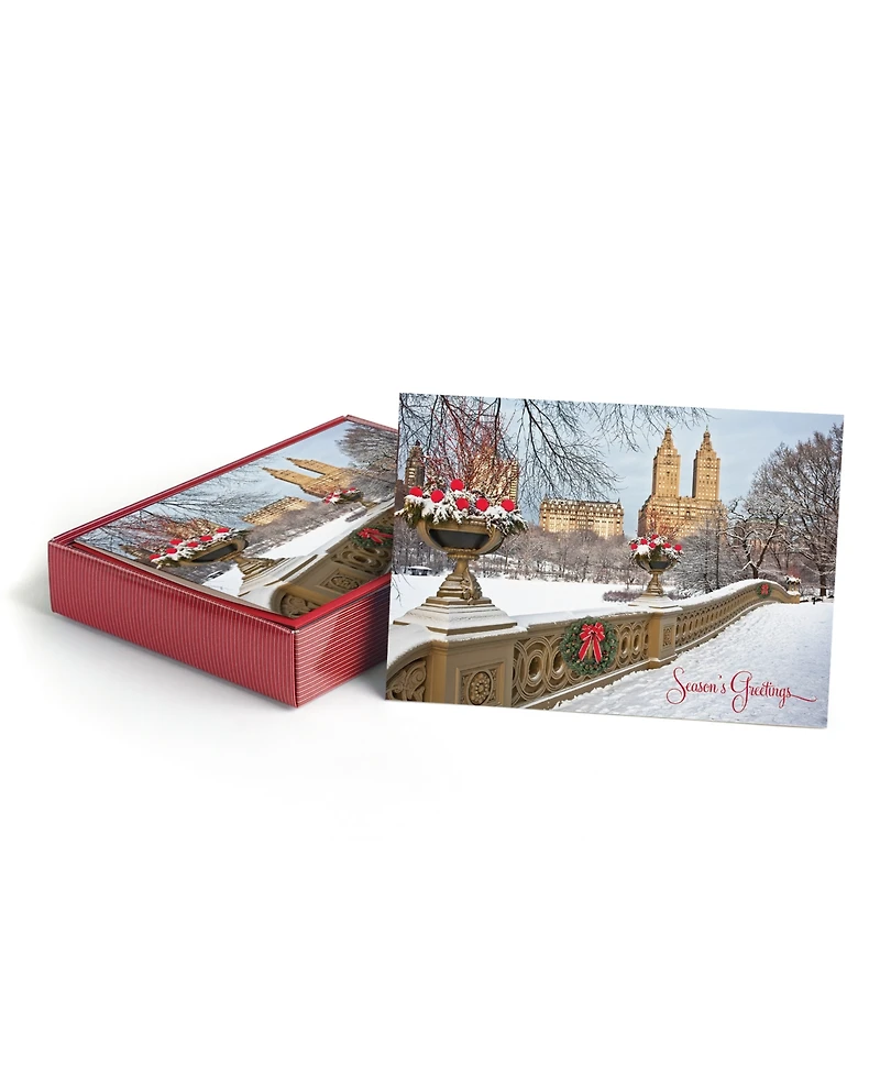 Masterpiece Studios Bow Bridge Holiday Boxed Cards