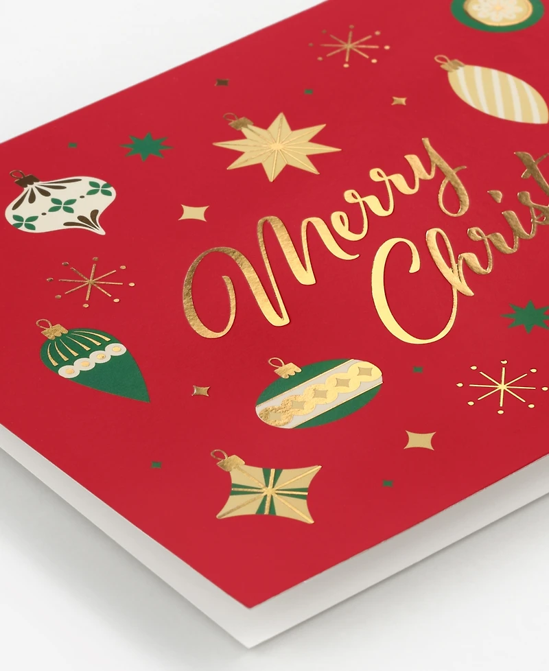 Masterpiece Studios Retro Ornaments Holiday Boxed Cards