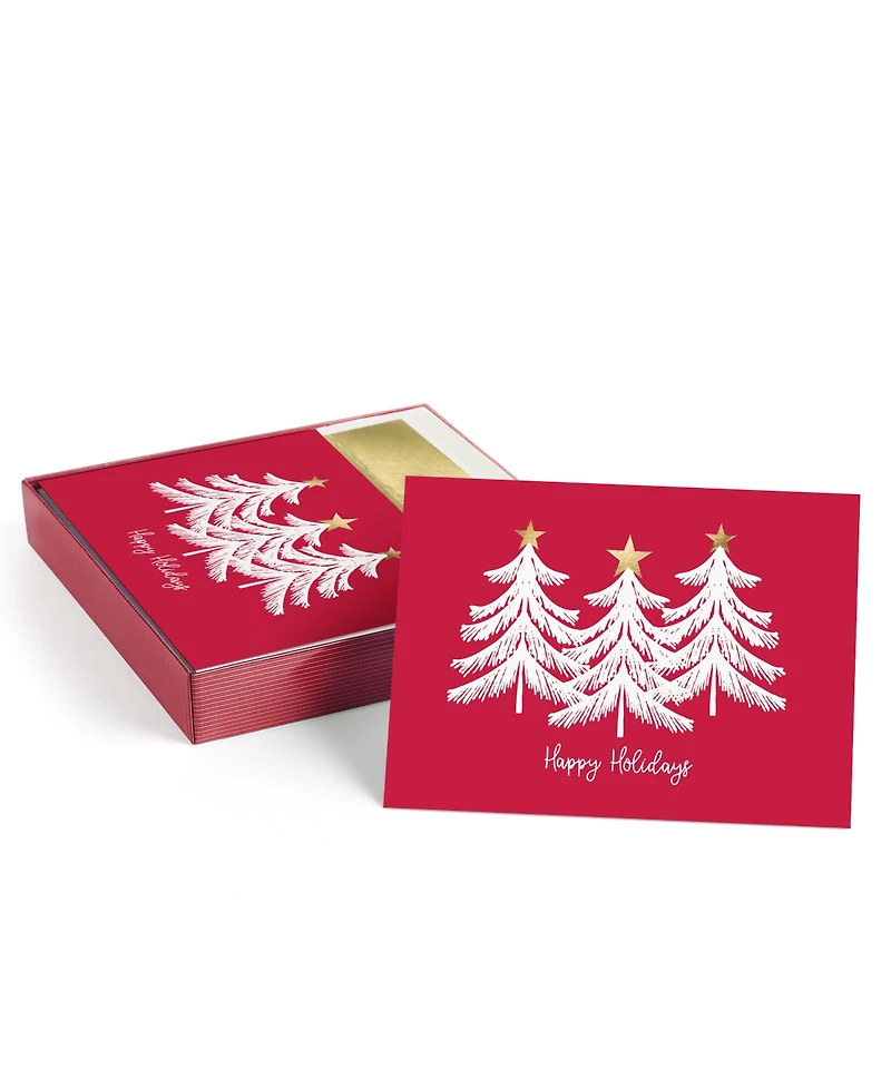 Masterpiece Studios Tree Trio Holiday Boxed Cards