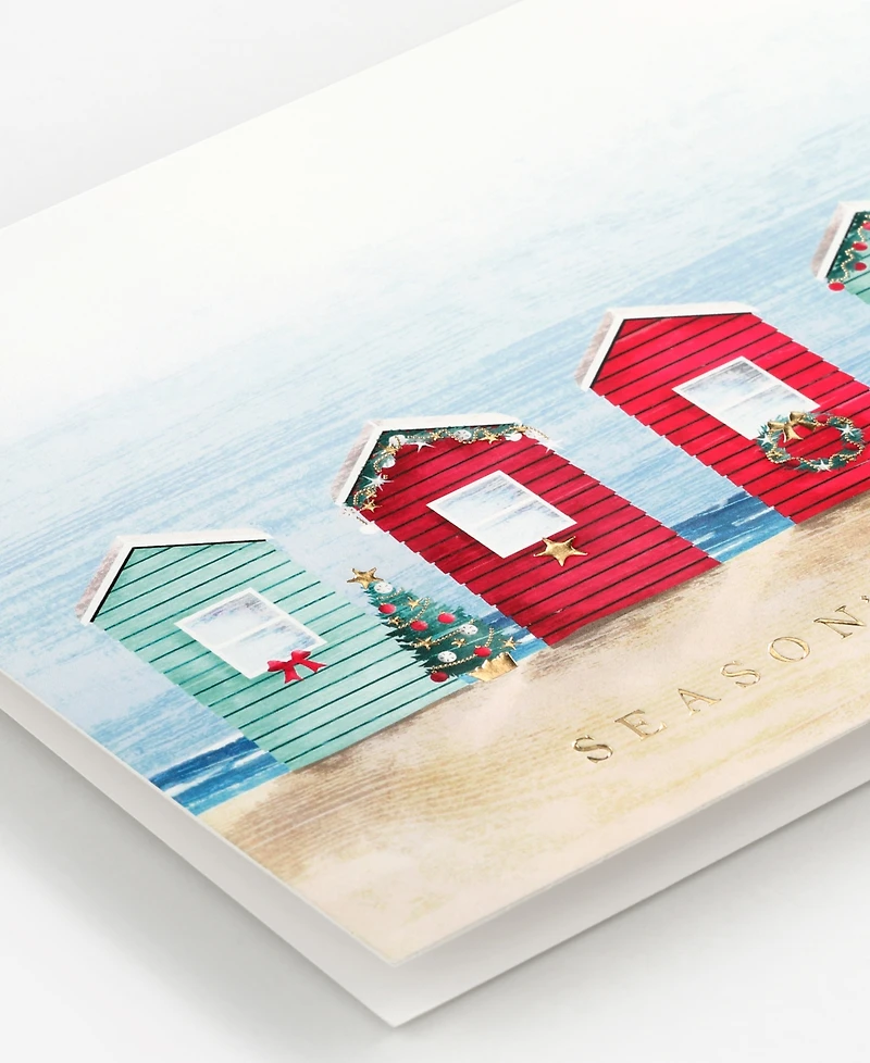 Masterpiece Studios Beach Bungalows Holiday Boxed Cards