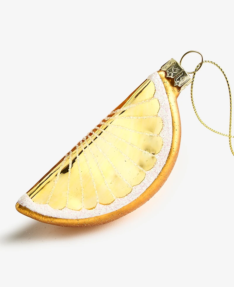 Holiday Lane Spirits Lemon Wedge Ornament, Macy's Exclusive