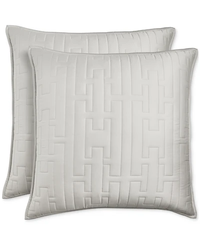 Hotel Collection Chain Links 2-Pc. Sham Set, European, Exclusively at Macy's