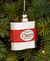 Holiday Lane Spirits Cheers Flask Ornament, Macy's Exclusive