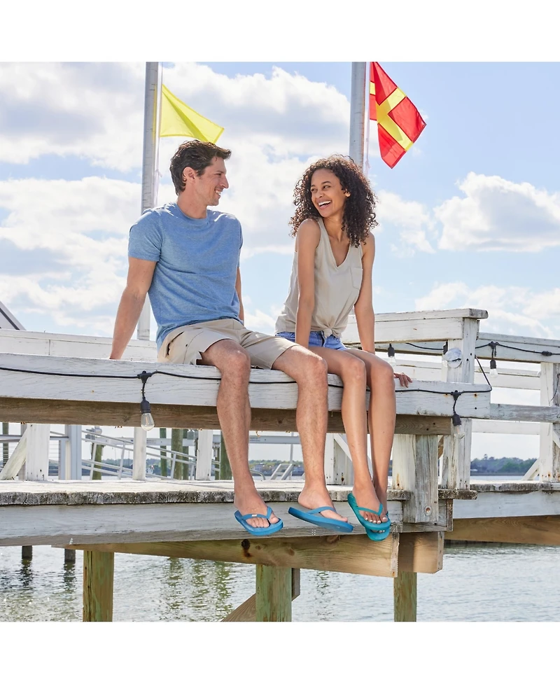 Feelgoodz Men's Men s Classicz Remix Natural Rubber Flip-Flop Thong Sandals