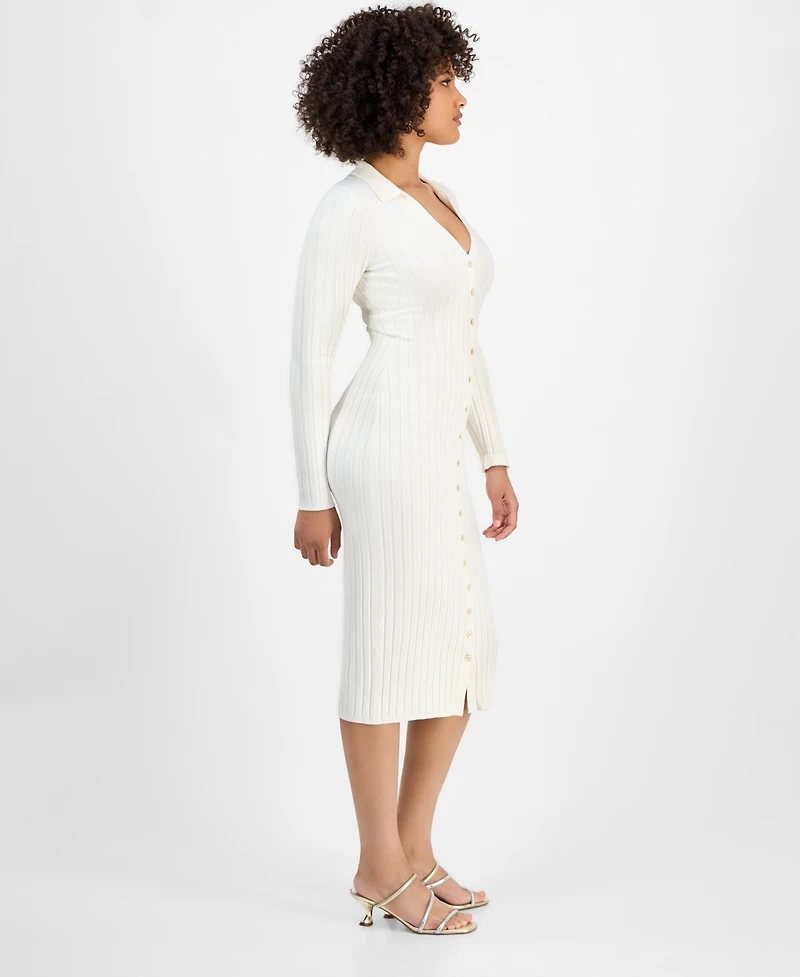 Guess Women's Miranda Long-Sleeve Sweater Dress
