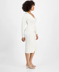 Guess Women's Miranda Long-Sleeve Sweater Dress