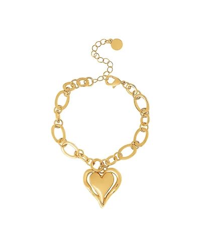 BCBGeneration Bold Heart Pendant Bracelet