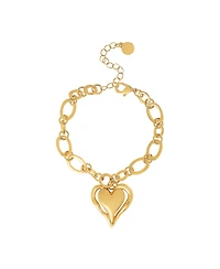 BCBGeneration Bold Heart Pendant Bracelet