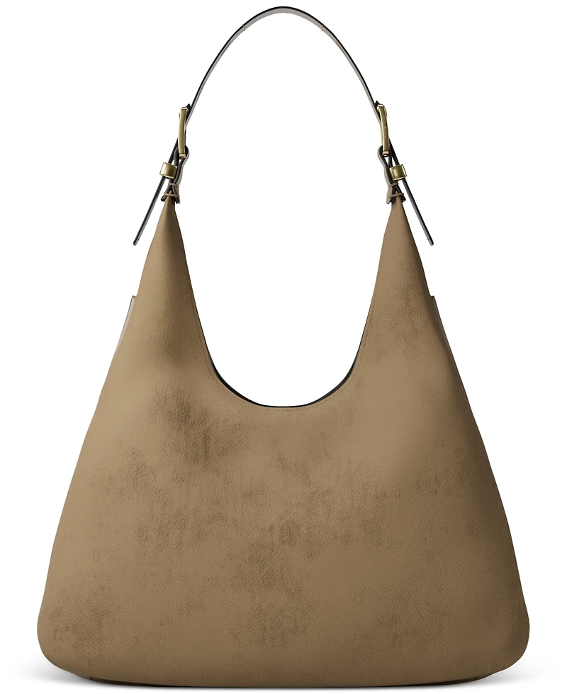 Michael Kors Nolita Large Nubuck Hobo Shoulder Bag