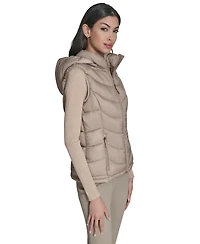 Charter Club Women's Packable Hooded Puffer Vest