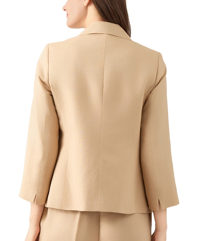 Kasper Women's Notch-Collar Button-Front Blazer