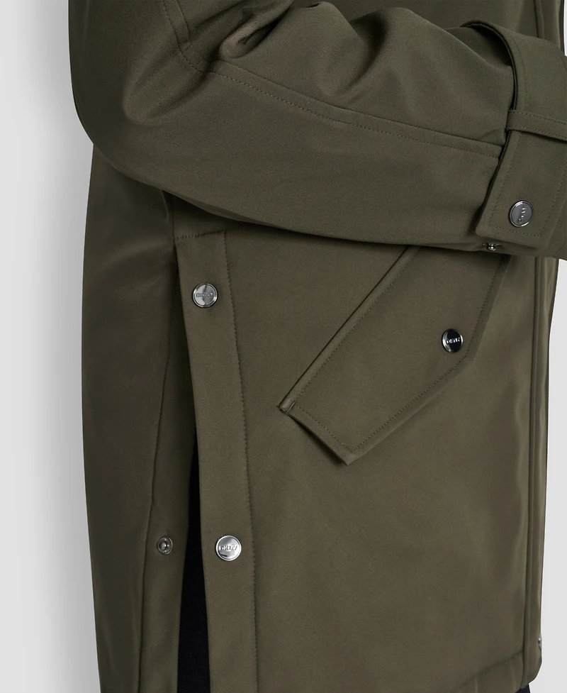 Dkny Women's Faux-Fur-Lined Hooded Softshell Coat