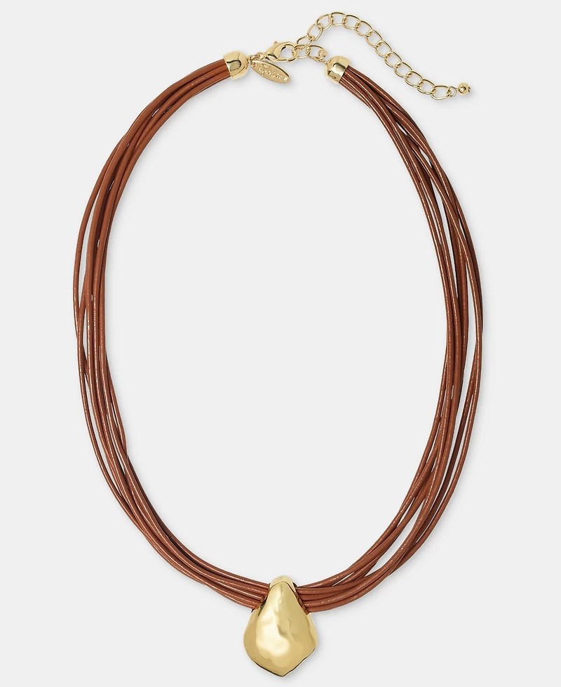 Style & Co Multi-Strand Pendant Necklace, 18" + 3" Extender, Macy's Exclusive