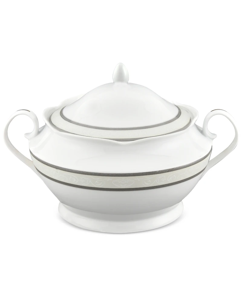 Lorren Home Trends Sirena Porcelain Tureen with Lid