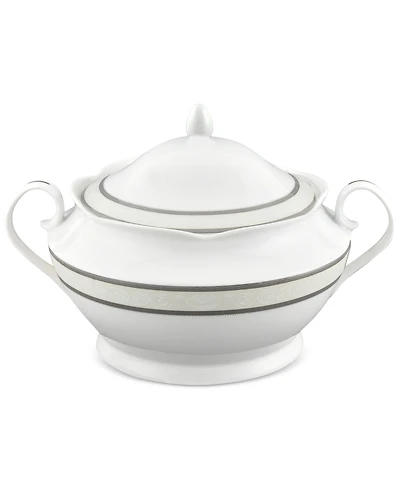 Lorren Home Trends Sirena Porcelain Tureen with Lid