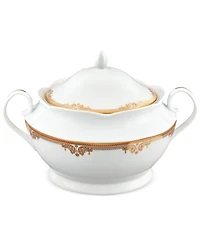 Lorren Home Trends Catherine Porcelain Tureen with Lid