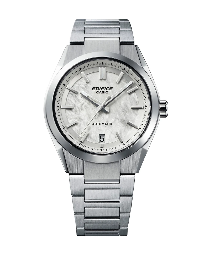 G-Shock Men's Edifice Silver-Tone Stainless Steel Watch, 43.5mm