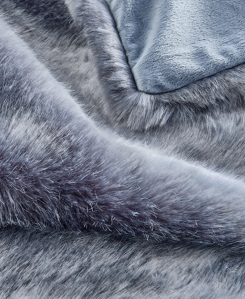 Hotel Collection Lynx Faux Fur Throw, 50" x 60", Exclusively at Macy's