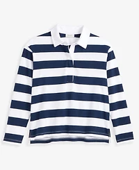 On 34th Women's Striped Rugby Top, Macy's Exclusive