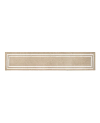 Jean Pierre New York Double Line Border Tufted Runner Rug