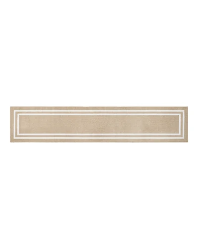 Jean Pierre New York Double Line Border Tufted Runner Rug
