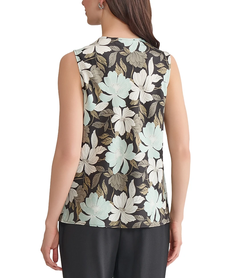 Kasper Women's Cowlneck Sleeveless Top