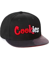 Cookies Clothing Men's Black Forum Snapback Hat