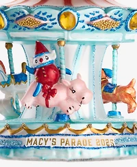 Macy's Thanksgiving Day Parade 2025 Glass Carousel Ornament, Macy's Exclusive
