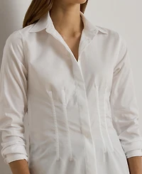 Lauren Ralph Women's Cotton Broadcloth Shirt