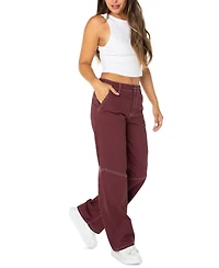 Celebrity Pink Juniors' Slouchy Skater Wide-Leg Jeans
