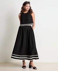 Women's Ric Rac Applique Skirt, Macy's Exclusive - On 34th | Alix Friedberg Capsule Collection
