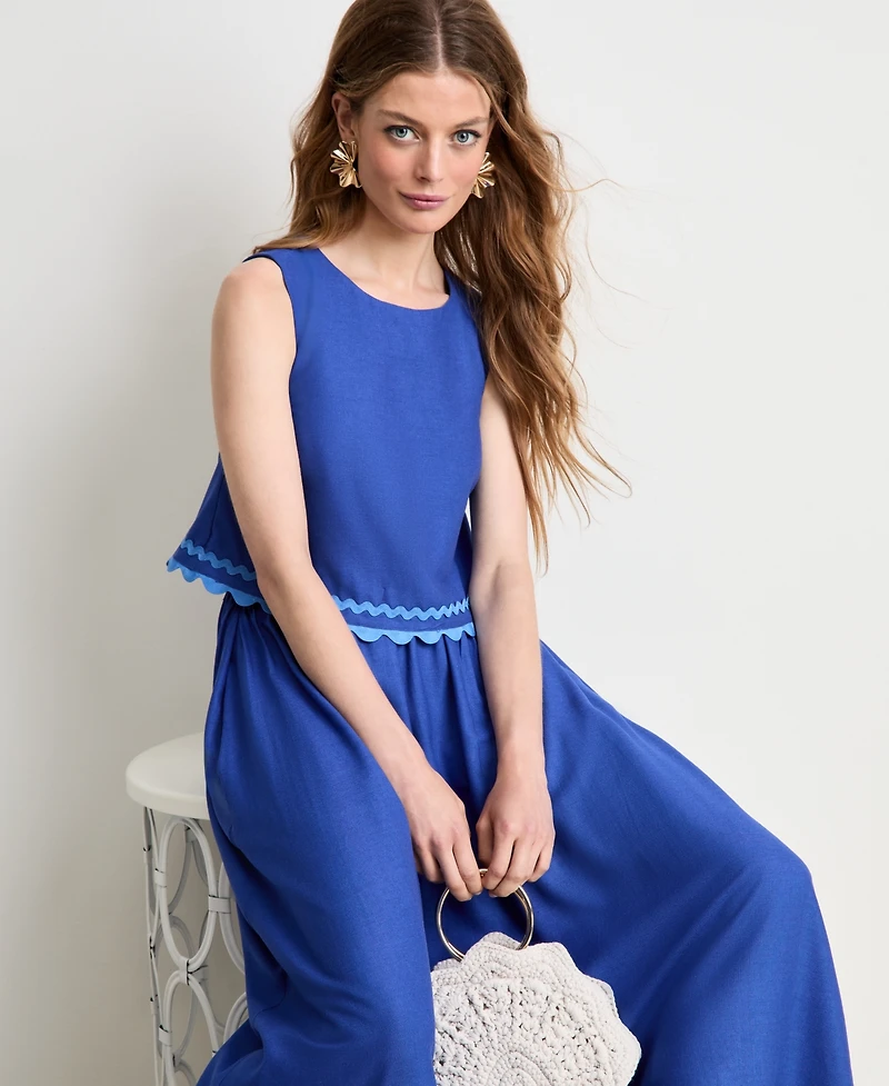 Women's Ric Rac Applique Skirt, Macy's Exclusive - On 34th | Alix Friedberg Capsule Collection