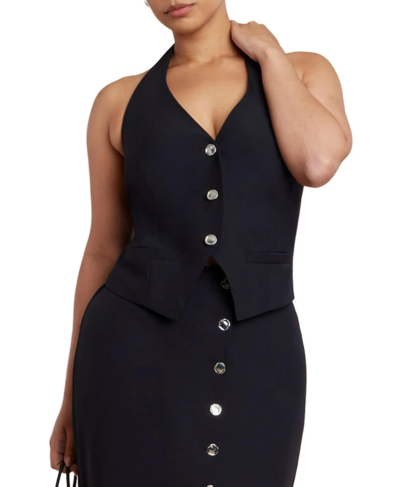 Eloquii Women's Halter Vest