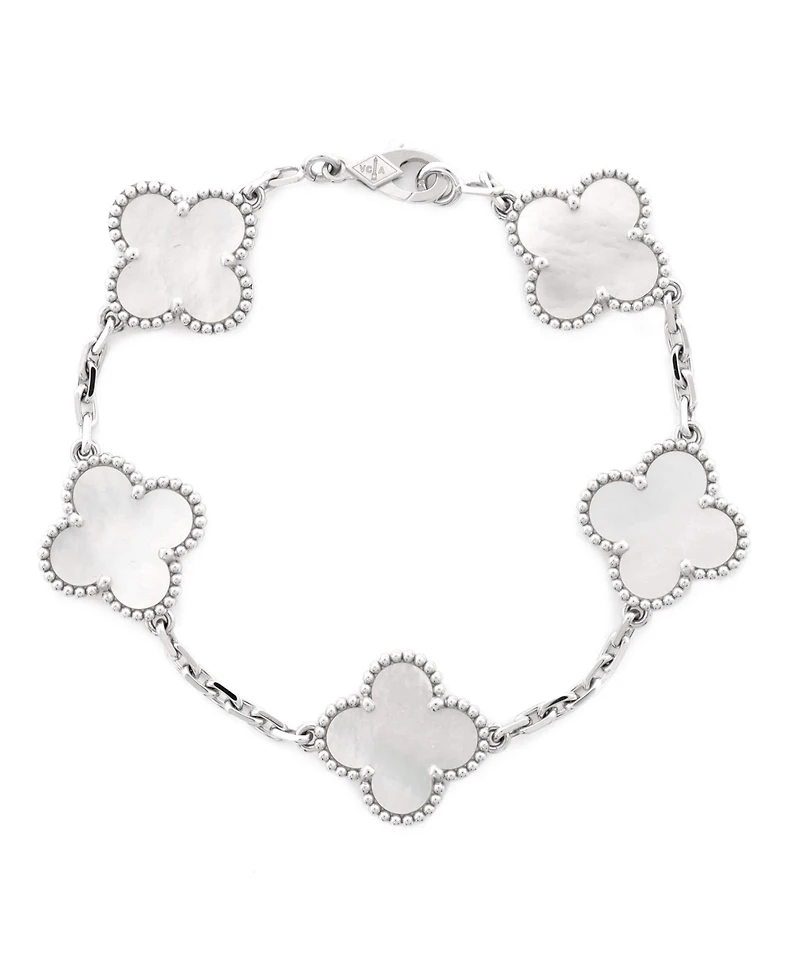 Pre-Owned Van Cleef & Arpels Vintage Alhambra 5 Motifs Bracelet