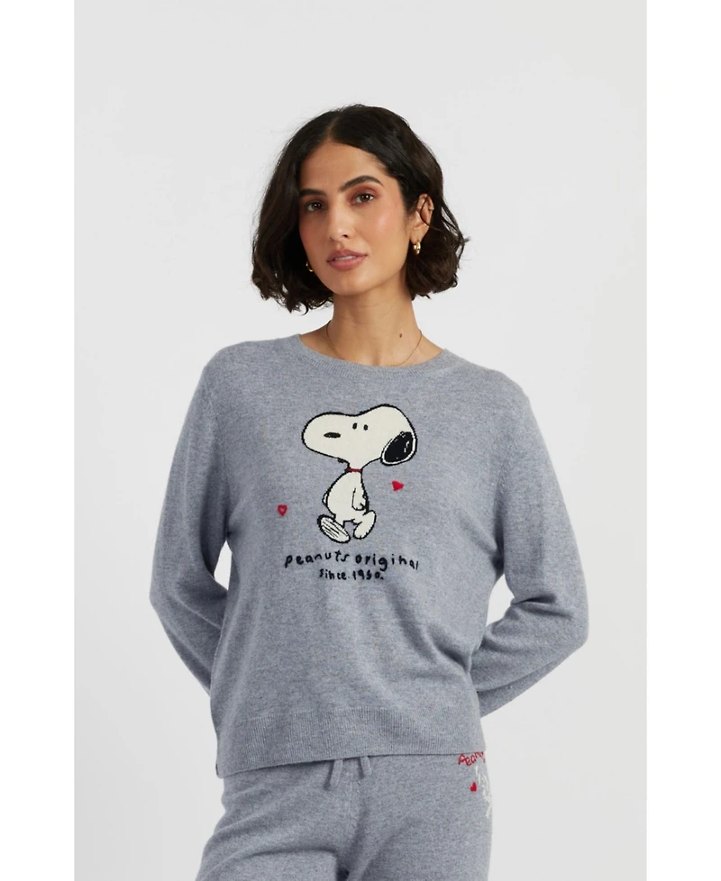 Chinti & Parker Women's Wool Cashmere Peanuts Original Sweater